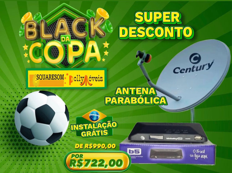 Promoção Black da Copa na Squaresom e garante conforto para assistir aos jogos