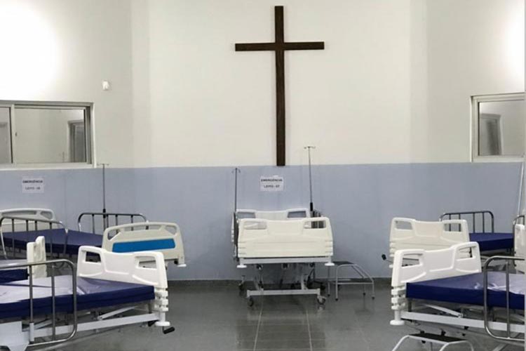 Brumado: Capela do Hospital Professor Magalhães Neto recebe leitos para combater o coronavírus