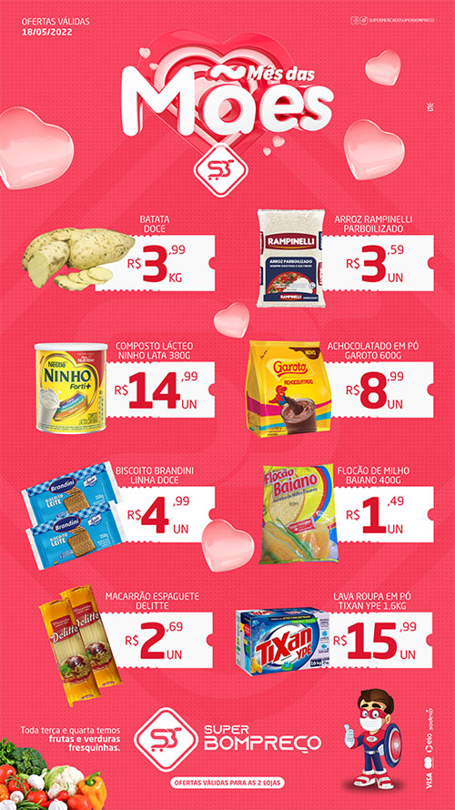 Confira as promoções no Supermercado Super Bom Preço em Brumado