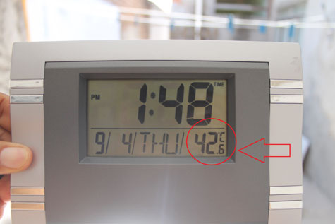 Calor passa dos 42°C em Brumado, mas temperatura pode baixar nos próximos dias