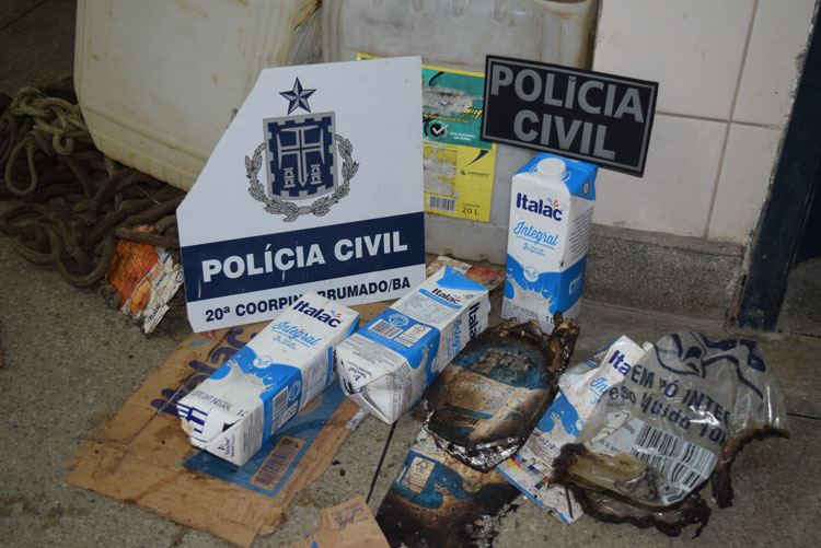 Carga de leite roubada de caminhão do prefeito de Tanque Novo é dispersada em Brumado