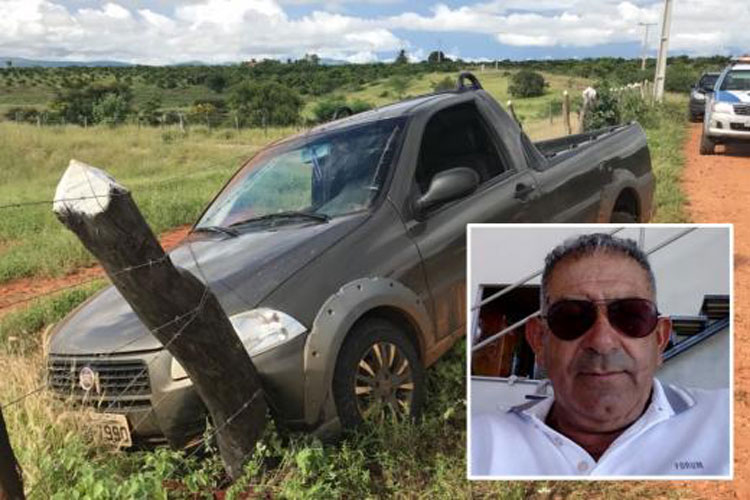 Homem é encontrado morto dentro de carro na zona rural de Livramento de Nossa Senhora