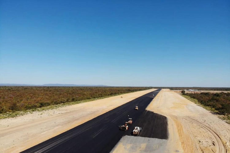 Obras do novo aeroporto de Bom Jesus da Lapa atingem 81%