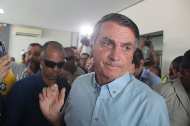Presidente Jair Bolsonaro chega em Guanambi para cumprir agenda de campanha