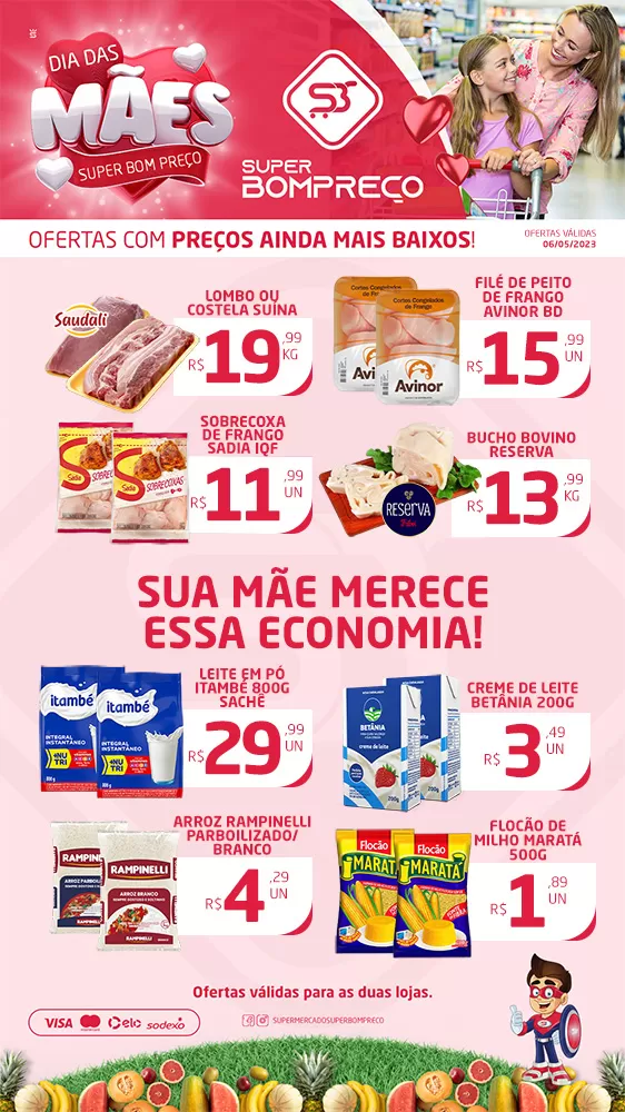 Confira as promoções no Supermercado Super Bom Preço em Brumado