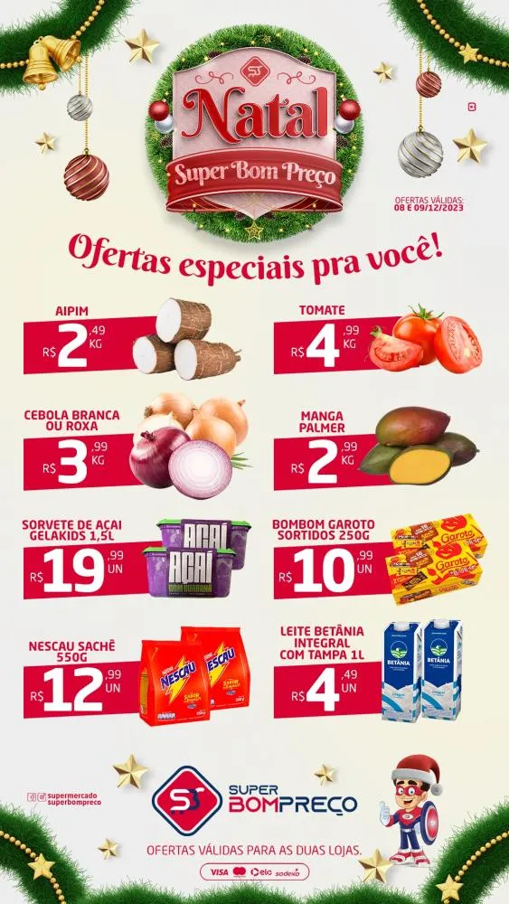 Confira as promoções no Supermercado Super Bom Preço em Brumado