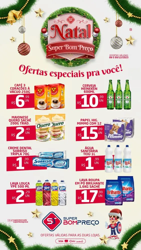 Confira as promoções no Supermercado Super Bom Preço em Brumado