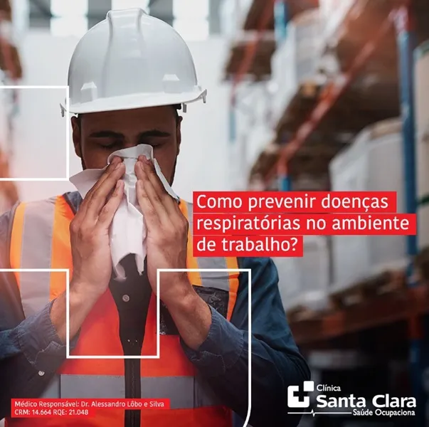 Clínica Santa Clara lista dicas para prevenir doenças respiratórias no ambiente de trabalho