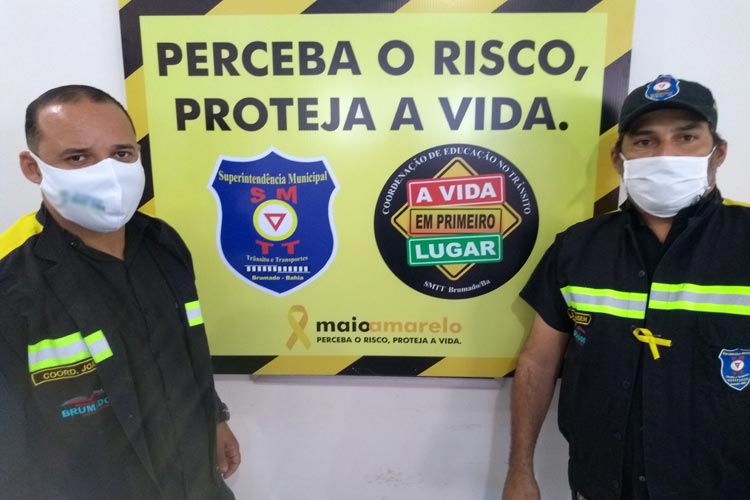 SMTT intensifica ações em Brumado devido à campanha do Maio Amarelo
