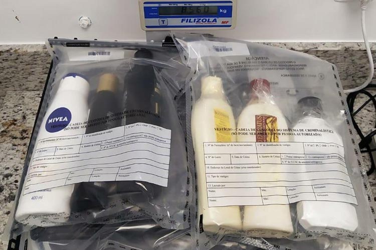 Casal é preso em aeroporto de Salvador ao tentar embarcar com mais de 8 kg de cocaína