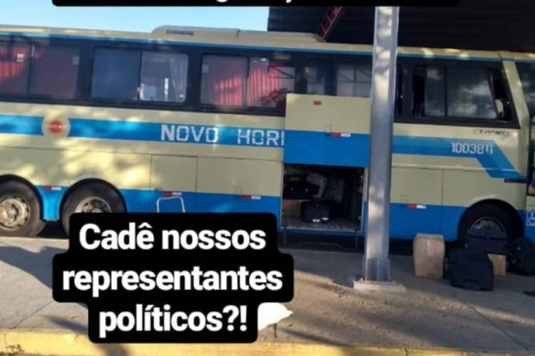 Guanambi: Passageiros se recusaram a embarcar em ônibus precário rumo a Brasília