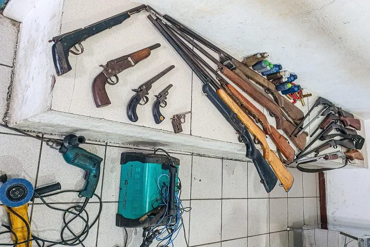 92ª CIPM apreende 16 armas de fogo em Encruzilhada