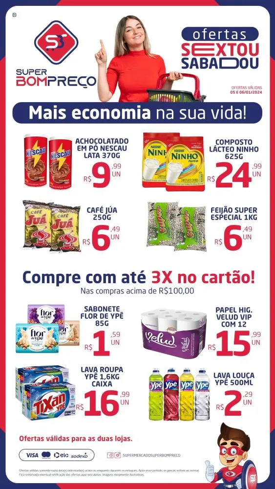 Confira as promoções no Supermercado Super Bom Preço em Brumado