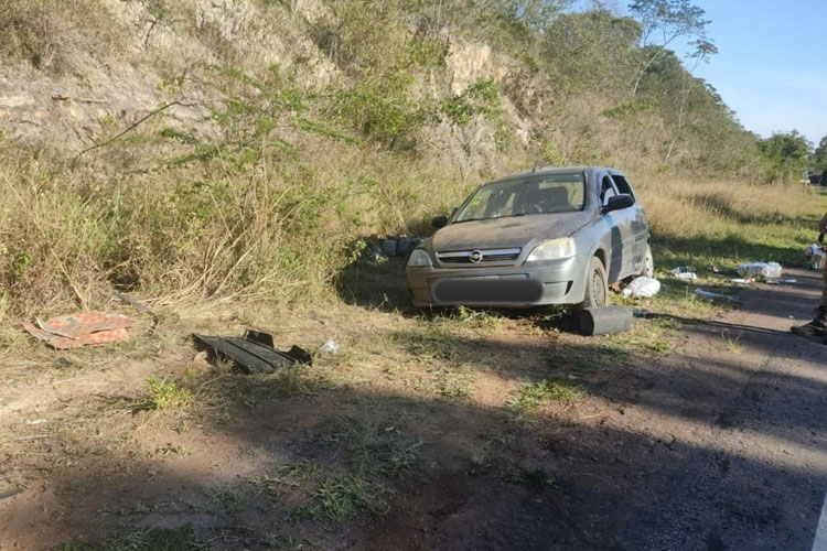 Criança de 9 anos morre em acidente em Barra da Estiva e irmão de 11 meses está internado