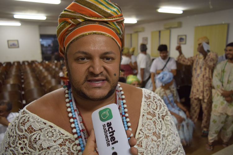 Brumado: 'Tentaram boicotar a representação afro na eleição da DPE', denuncia Pai Dionata de Xangô