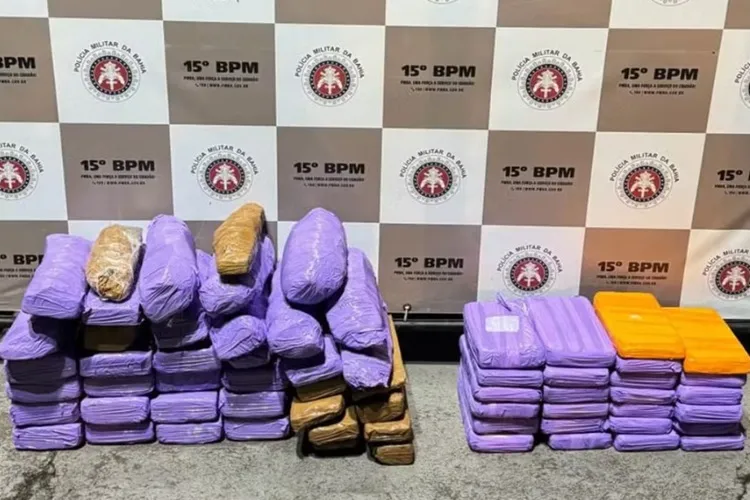 Polícia Militar apreende mais de 60 kg de drogas em Itabuna