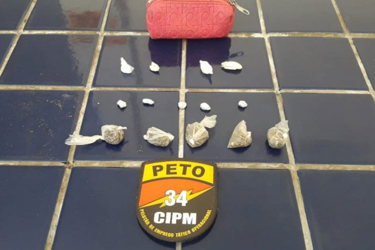 PM apreende drogas no Bairro Irmã Dulce em Brumado