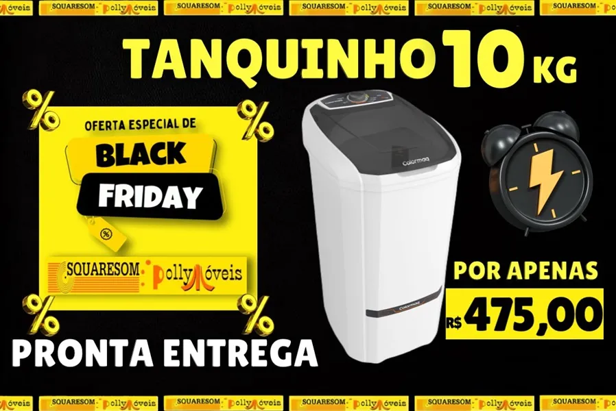 Black Friday na Squaresom e na Polly Móveis em Brumado