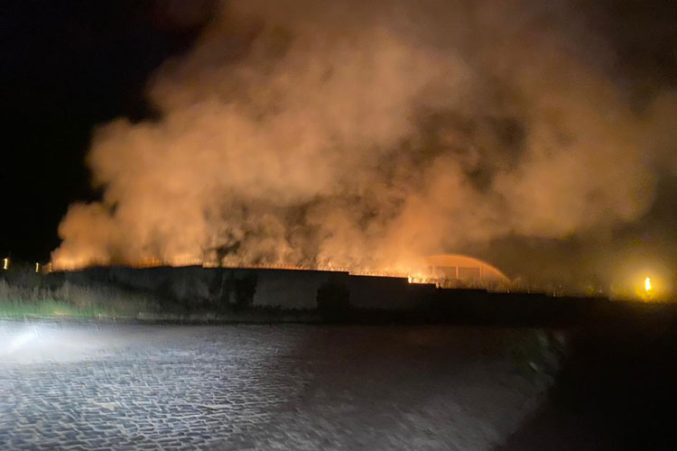 Incêndio atinge área de vegetação dentro do Ifba em Brumado