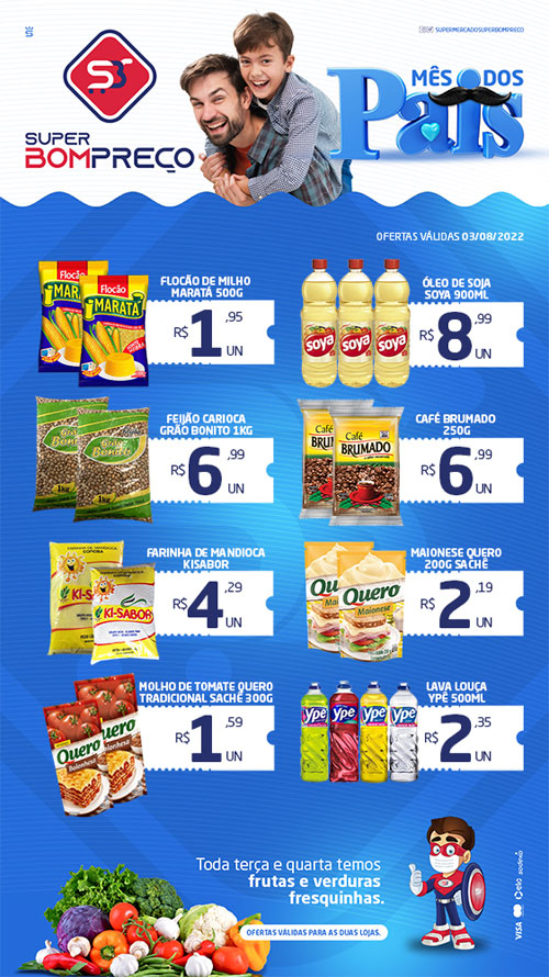 Confira as promoções no Supermercado Super Bom Preço em Brumado