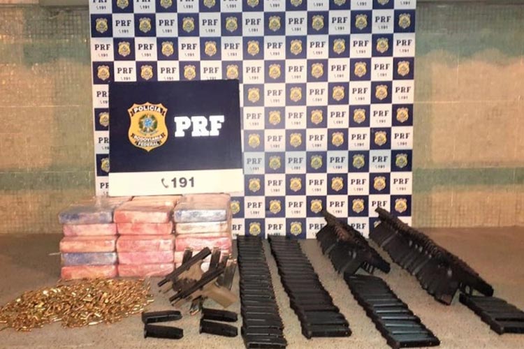 Cerca de 60 armas de fogo são apreendidas nas estradas federais na Bahia