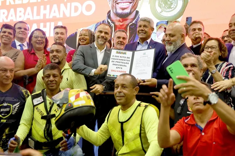 Governo da Bahia lança Condução Decente para mototaxistas, motofretes e deliverys