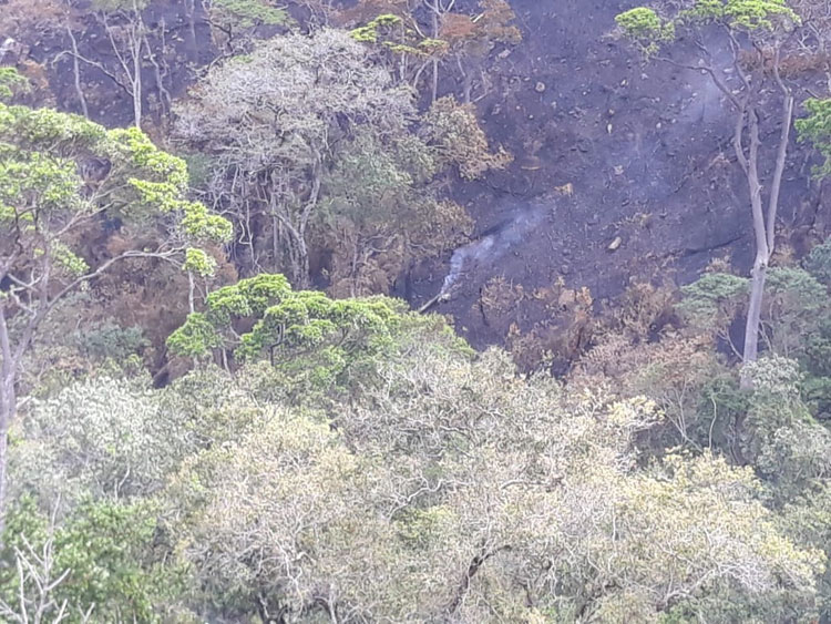 Incêndio na Chapada Diamantina é controlado