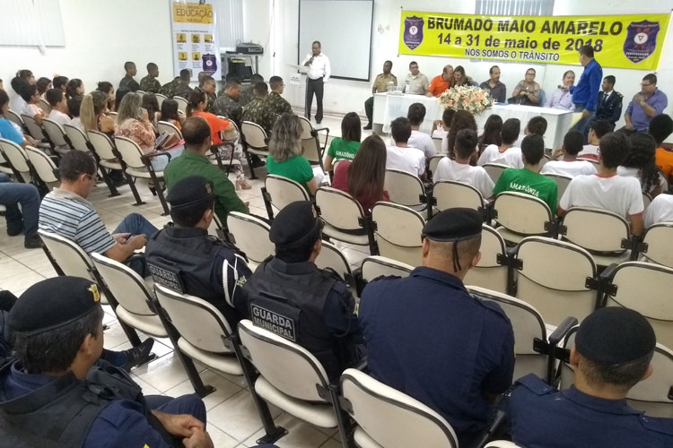 Lançada campanha Maio Amarelo 2018 em Brumado