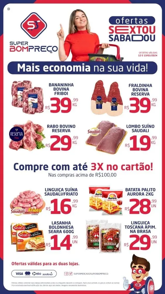 Confira as promoções no Supermercado Super Bom Preço em Brumado