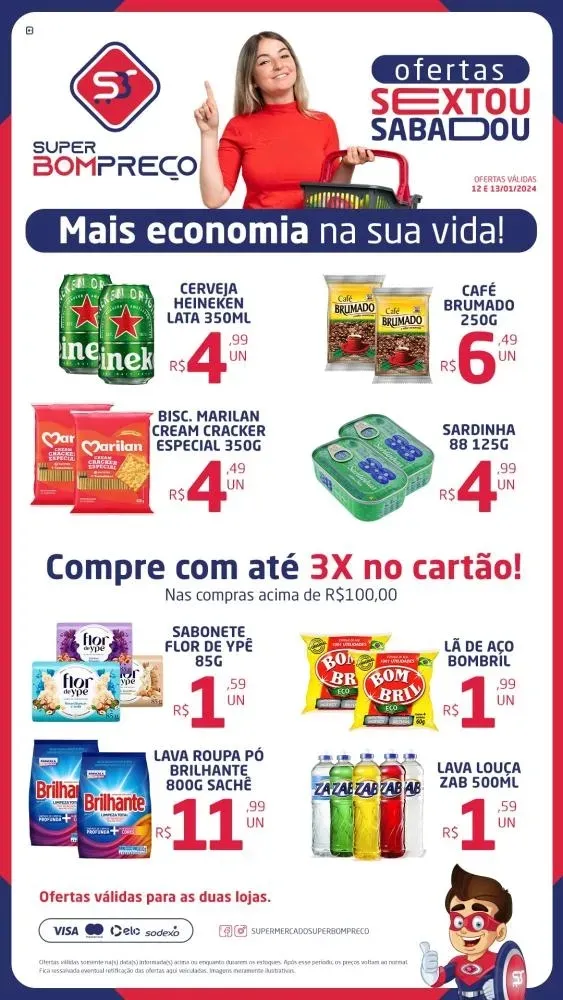 Confira as promoções no Supermercado Super Bom Preço em Brumado