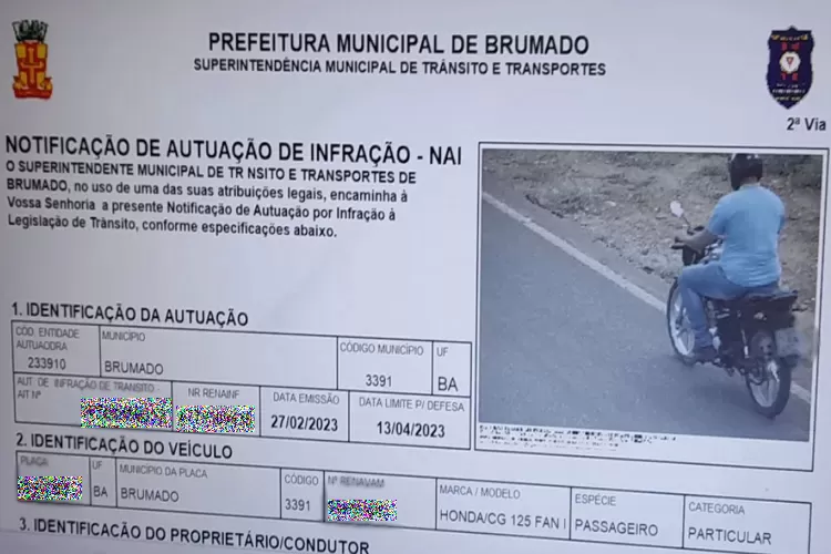 Brumado: SMTT garante transparência nas multas dos radares e notificações com imagens