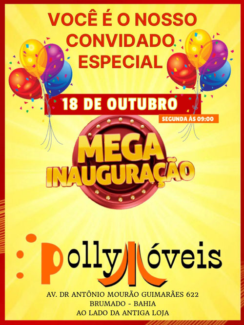 Polly Móveis vai inaugurar nova loja em Brumado