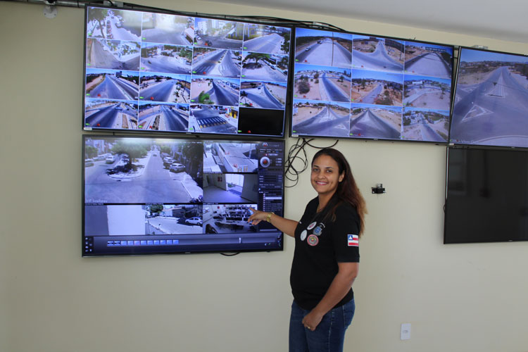 Unidade do Cicom em Guanambi conta com 46 câmeras para monitoramento das ocorrências