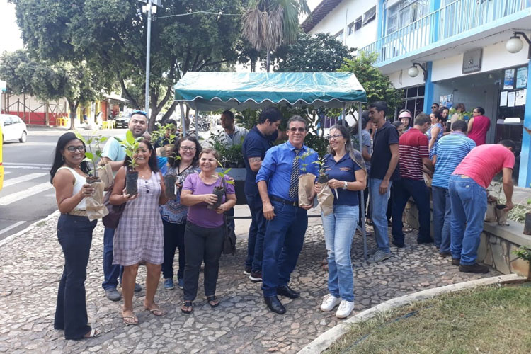 Prefeitura de Brumado realiza mobilização de conscientização e distribuição de mudas