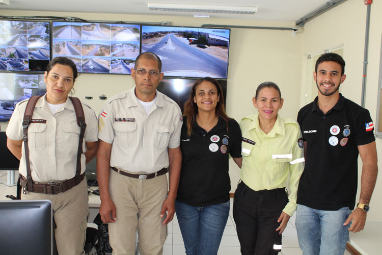 Unidade do Cicom em Guanambi conta com 46 câmeras para monitoramento das ocorrências