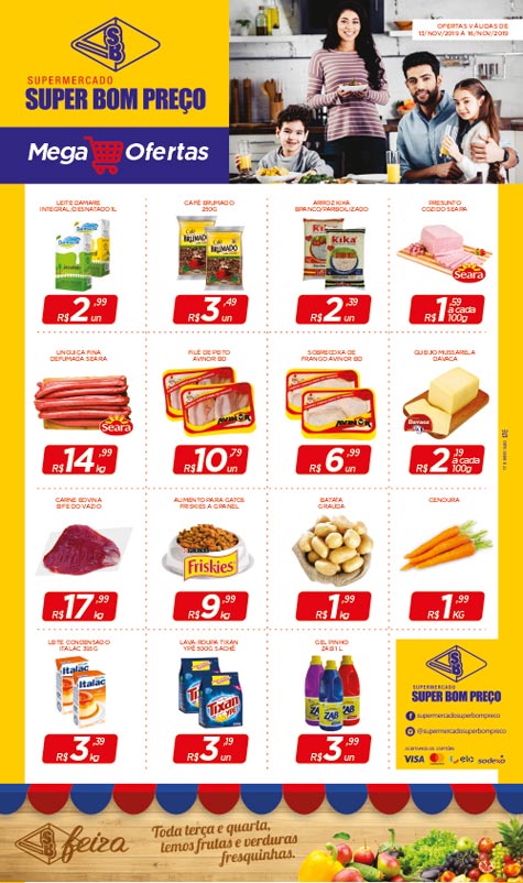 Confira as promoções da semana no Supermercado Super Bom Preço em Brumado