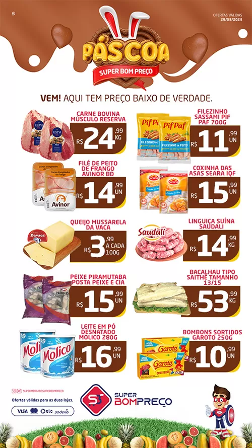 Confira as promoções no Supermercado Super Bom Preço em Brumado