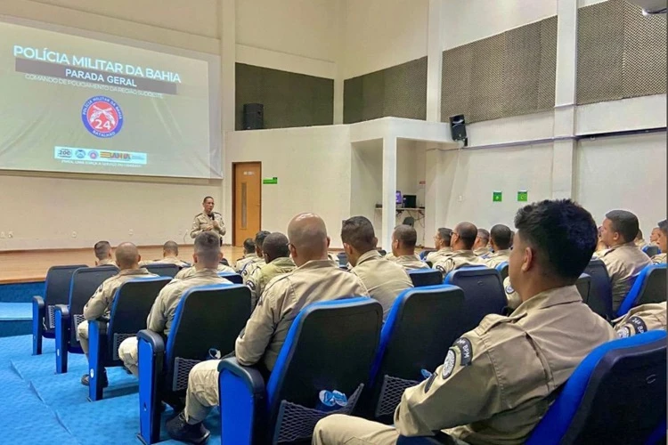 24º BPM reúne efetivo para balanço e alinhamento estratégico em Brumado