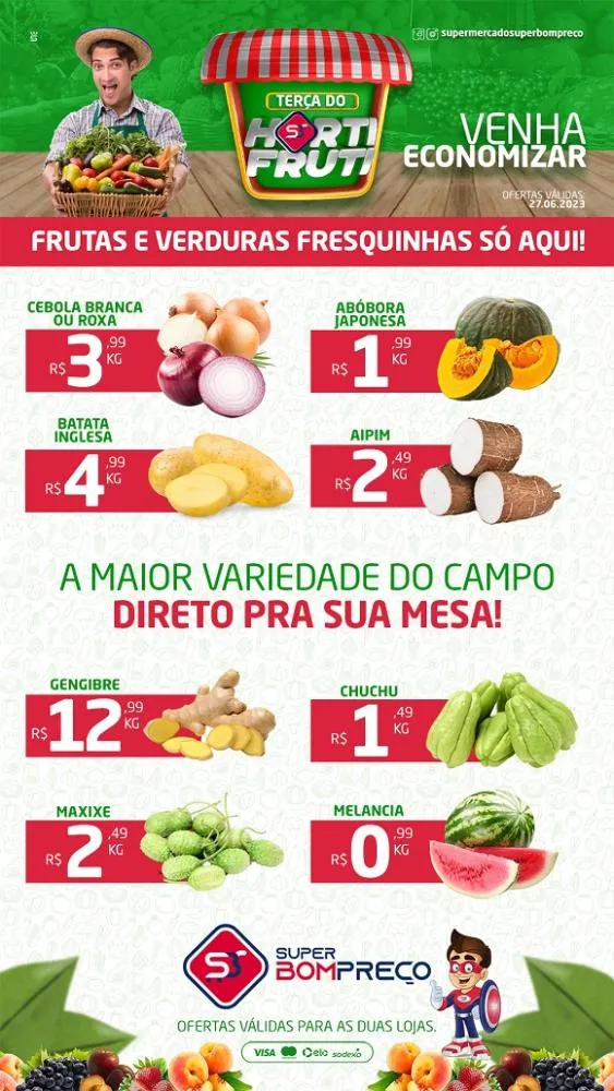 Confira as promoções no Supermercado Super Bom Preço em Brumado