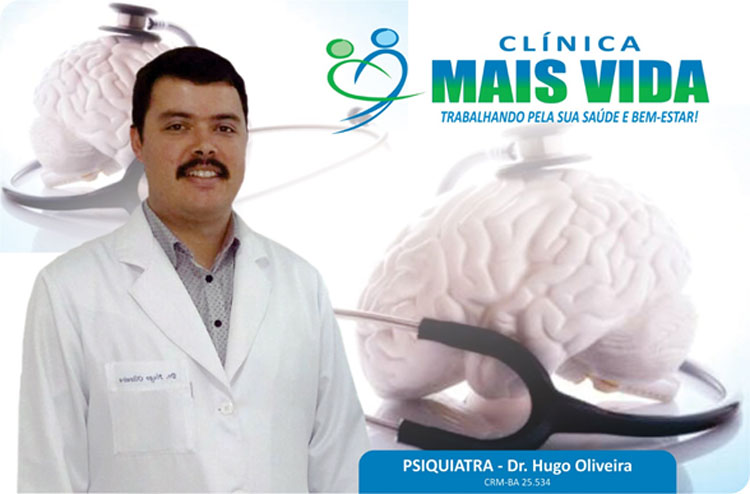 Psiquiatra Hugo Oliveira cuidando da sua saúde mental na Clínica Mais Vida