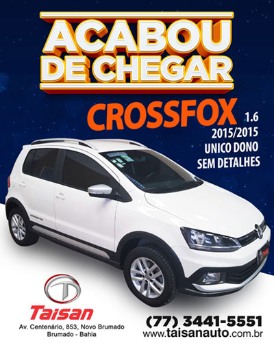 Crossfox acaba de chegar na Taisan Auto em Brumado