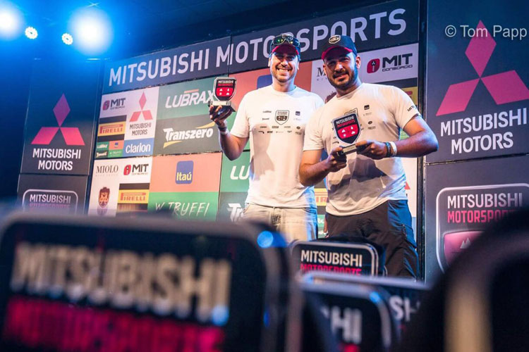 Dupla brumadense conquista 5º lugar na Copa Mitsubishi de Rally