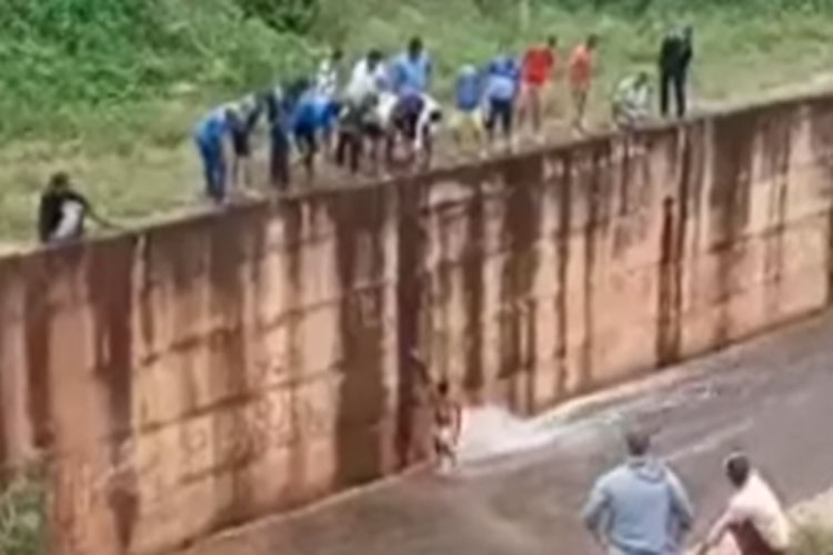 Rio de Contas: Homem é resgatado após pular na barragem Luiz Vieira com comportas abertas