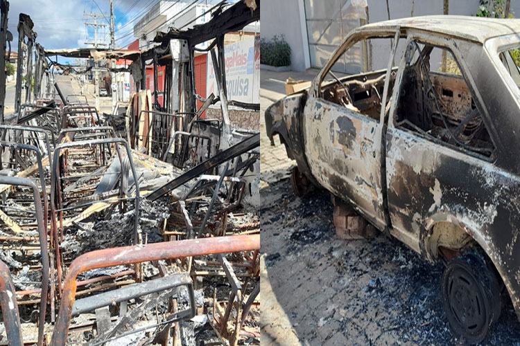 Brumado: Polícia apura incêndio contra veículos e não descarta possibilidade de ação criminosa