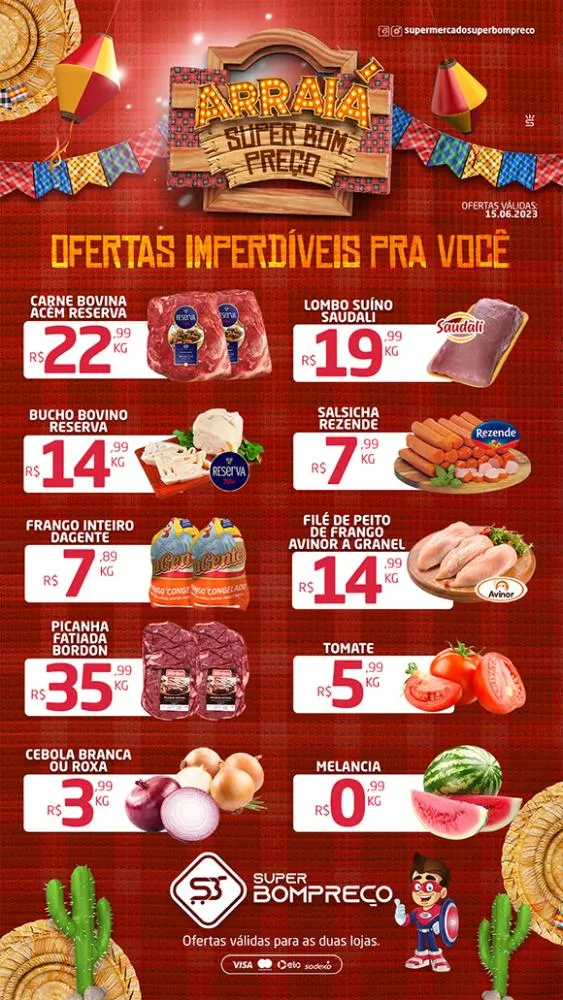 Confira as promoções no Supermercado Super Bom Preço em Brumado