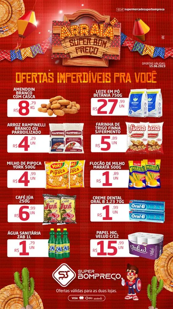 Confira as promoções no Supermercado Super Bom Preço em Brumado