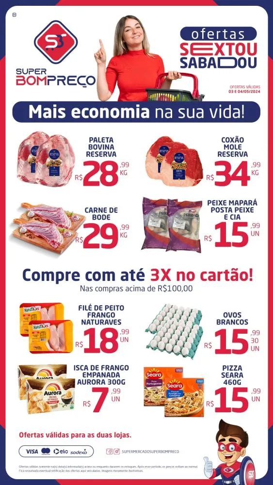 Confira as promoções no Supermercado Super Bom Preço em Brumado