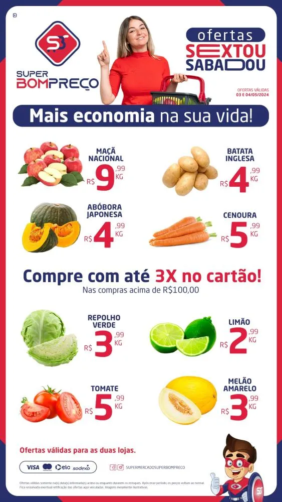 Confira as promoções no Supermercado Super Bom Preço em Brumado