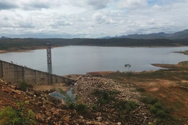 Mesmo com chuvas, ainda é crítico o volume de água na barragem que abastece Livramento de Nossa Senhora