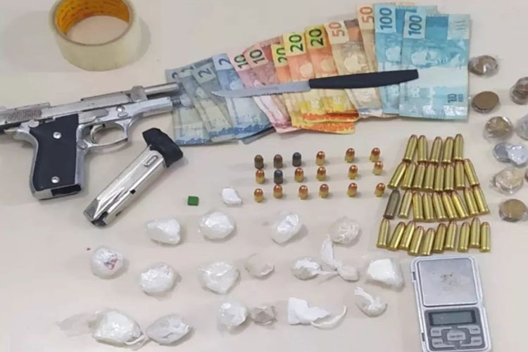 PM prende indivíduo com drogas e arma de fogo em Guanambi